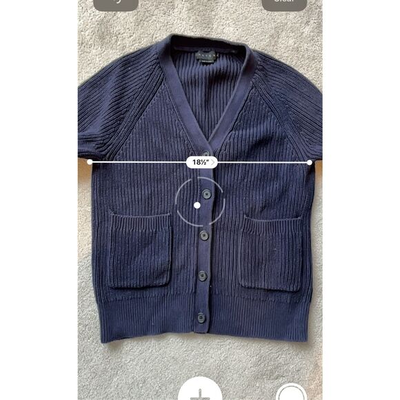 HATCH The Maternity Nursing Friendly Marlow Cardigan, navy $228 A41 - Picture 9 of 9